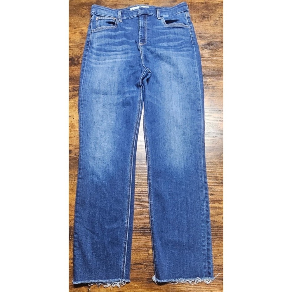Frank & Eileen Derry Women's Blue Denim Jeans‎ 5-Pocket Button Zip Size 30x27